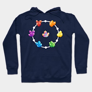 Pixel Art Gem Cycle Hoodie